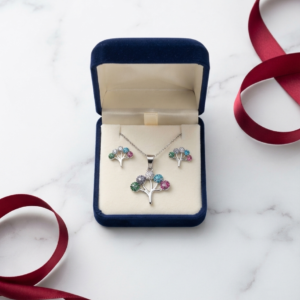 Leaf Pendant Set