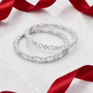 Duo Bangle Set (White)