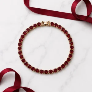 Aurora Crystal Bracelet (Blood Red)