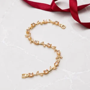 Bloom Tulip Bracelet (Champagne Gold)